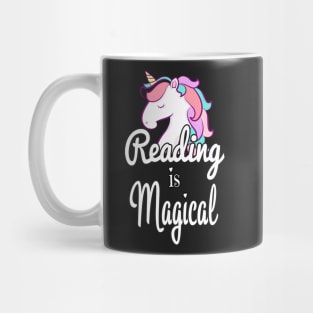 Reading Is Magical Unicorn - Cute Librarian Mug